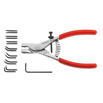 Spitzen Sicherungsringe 1,8mm 90Grad - Facom