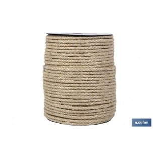 Sisalseil 4 Lagen 8 mm 50 m Natur