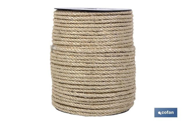 Sisalseil 4 Lagen 16 mm 25 Meter Natur