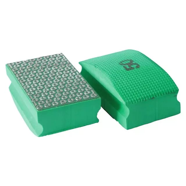 Diamant-Handschleifpad K50 - 55x90mm Grün
