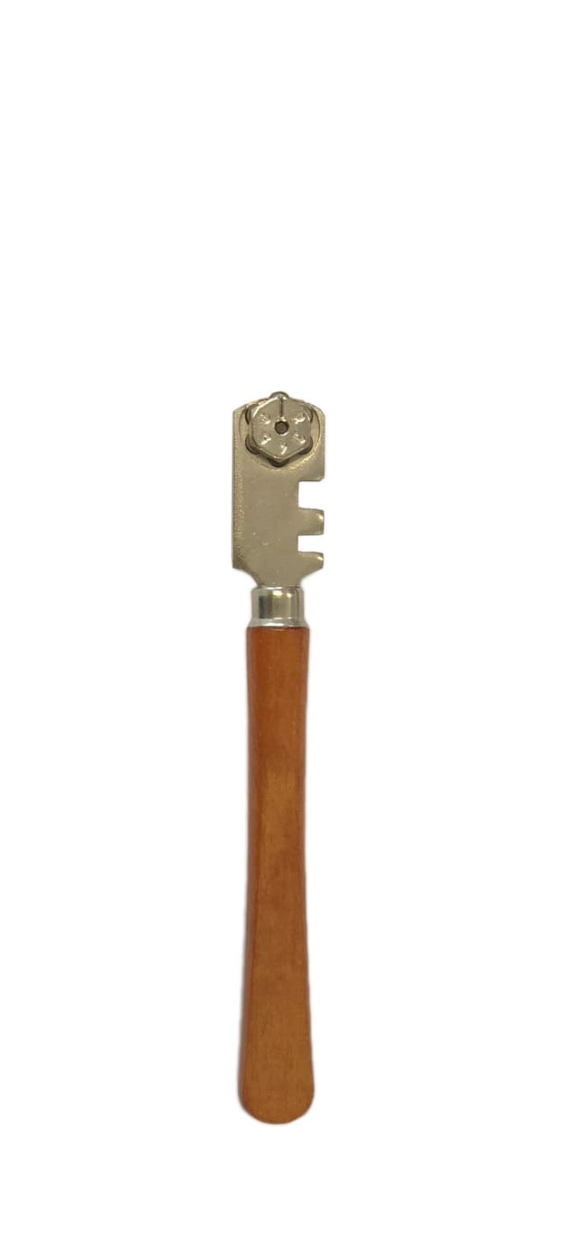 Glasschneider mit 6 hartmetall-rädchen
