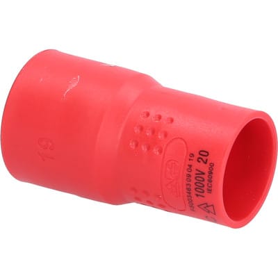 KS-Tools 118.1219 1/2" Isolierte Stecknuss, 19mm