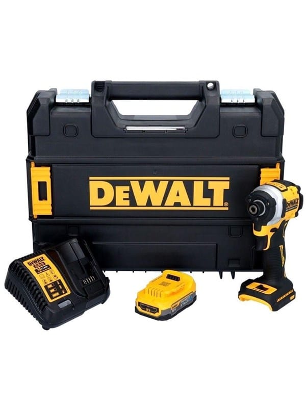 Dewalt - zakrętarka udarowa 18v 208nm 1x1,7ah powerstack dcf850e1t