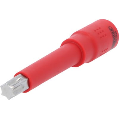 KS-Tools 118.3829 3/8" Isolierte Bit-Stecknuss T55 122 mm