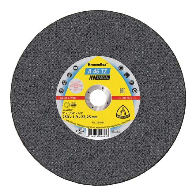 Klingspor - Kronenflex a 46 tz Special Trennscheiben 230 x 1,9 x 22,23 mm 25 Stück