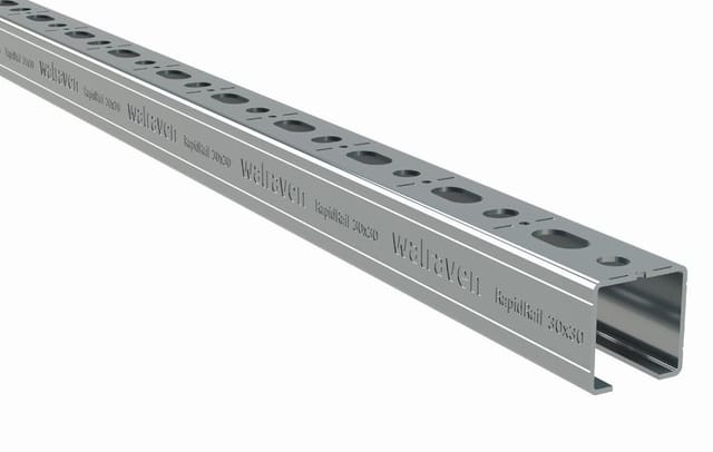 RapidRail Montageschiene - 30 x 30 mm 2 Meter gs Walraven 650530302