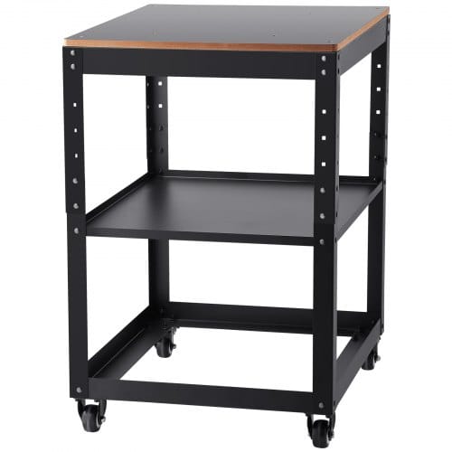 Vevor Maschinenständer Dickenhobel 70,3×60,3×90cm Untergestell Dickenhobelmaschine Stahl & Mdf Max. Belastbarkeit 45kg Maschinentisch Höhenverstellbar Kompitable Mit Meisten Hobelmaschinen Sägen