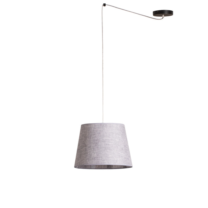 [neuwertig] B-ware Pendellampe Ascot Grau Led Hängelampe Pendelleuchte Dimmbar Dezentral Ø38cm