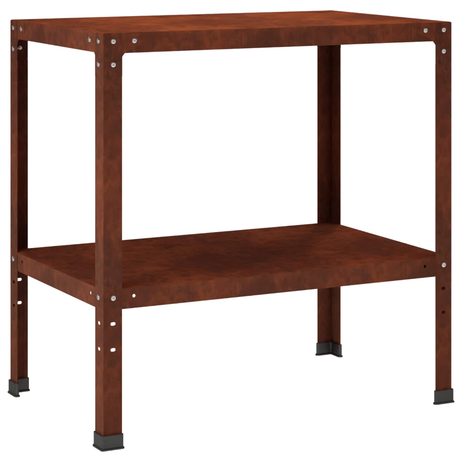 Pflanztisch 80 X 50 X 80 Cm Wetterfeststahl Rostoptik Vidaxl