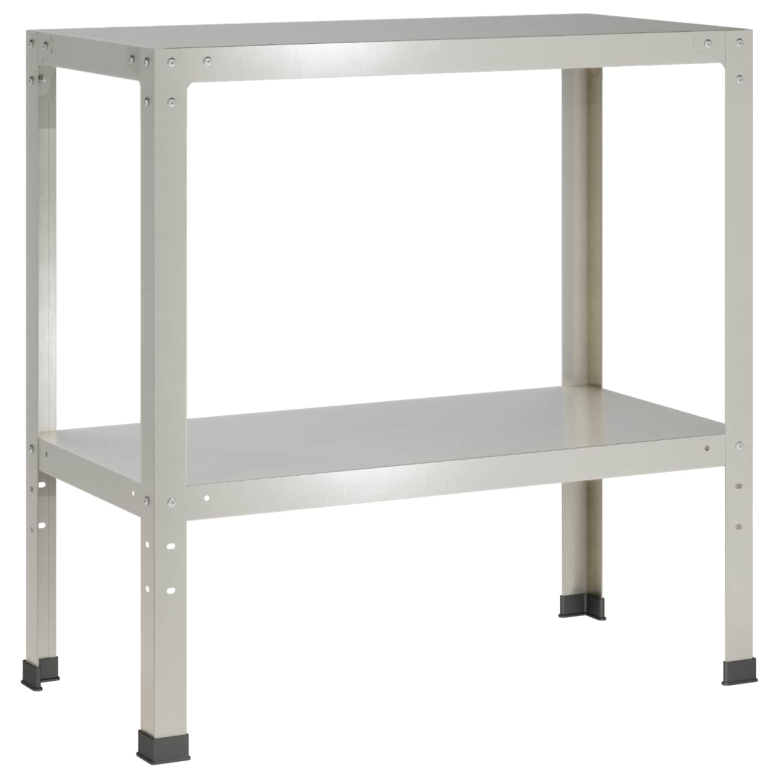Pflanztisch 80 X 40 X 80 Cm Edelstahl Silber Vidaxl