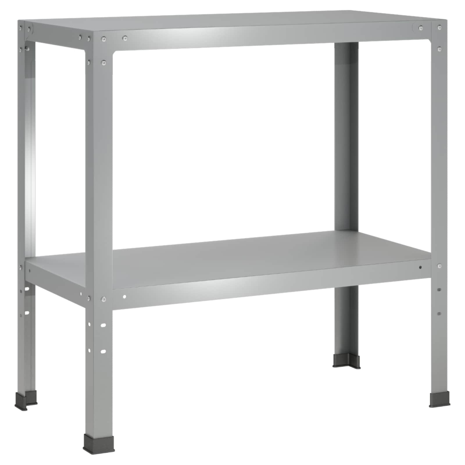 Pflanztisch 60 X 40 X 80 Cm Verzinkter Stahl Silber Vidaxl