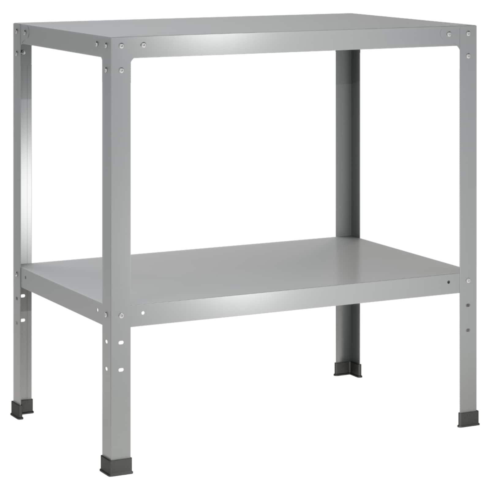 Pflanztisch 80 X 50 X 80 Cm Verzinkter Stahl Silber Vidaxl