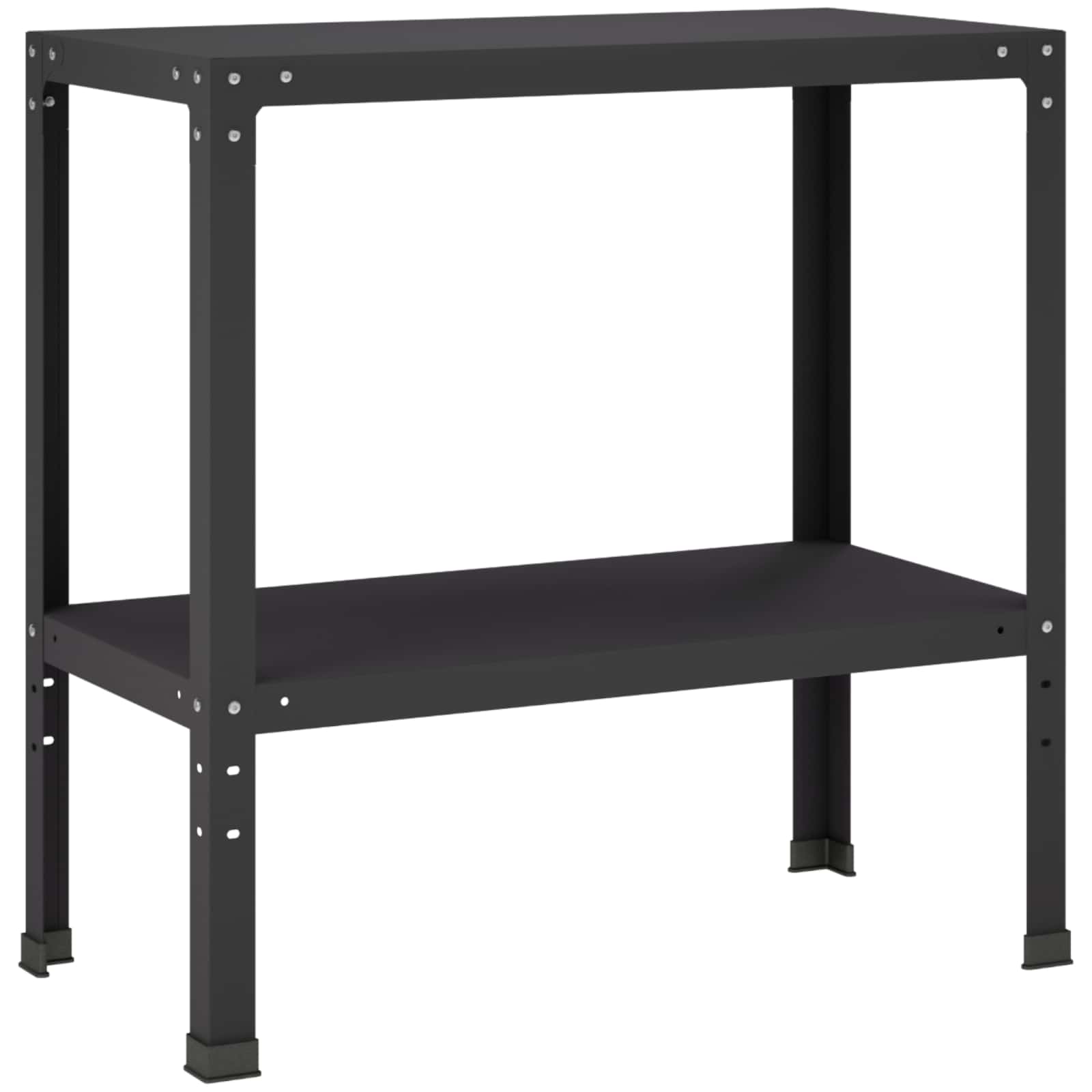 Pflanztisch 60 X 40 X 80 Cm Pulverbeschichteter Stahl Schwarz Vidaxl