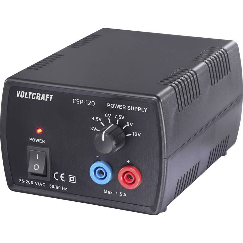 [neuwertig] B-ware Voltcraft Labornetzgerät Csp-120 Einstellbar 3-12v 1,5a 18w Schaltnetzteil