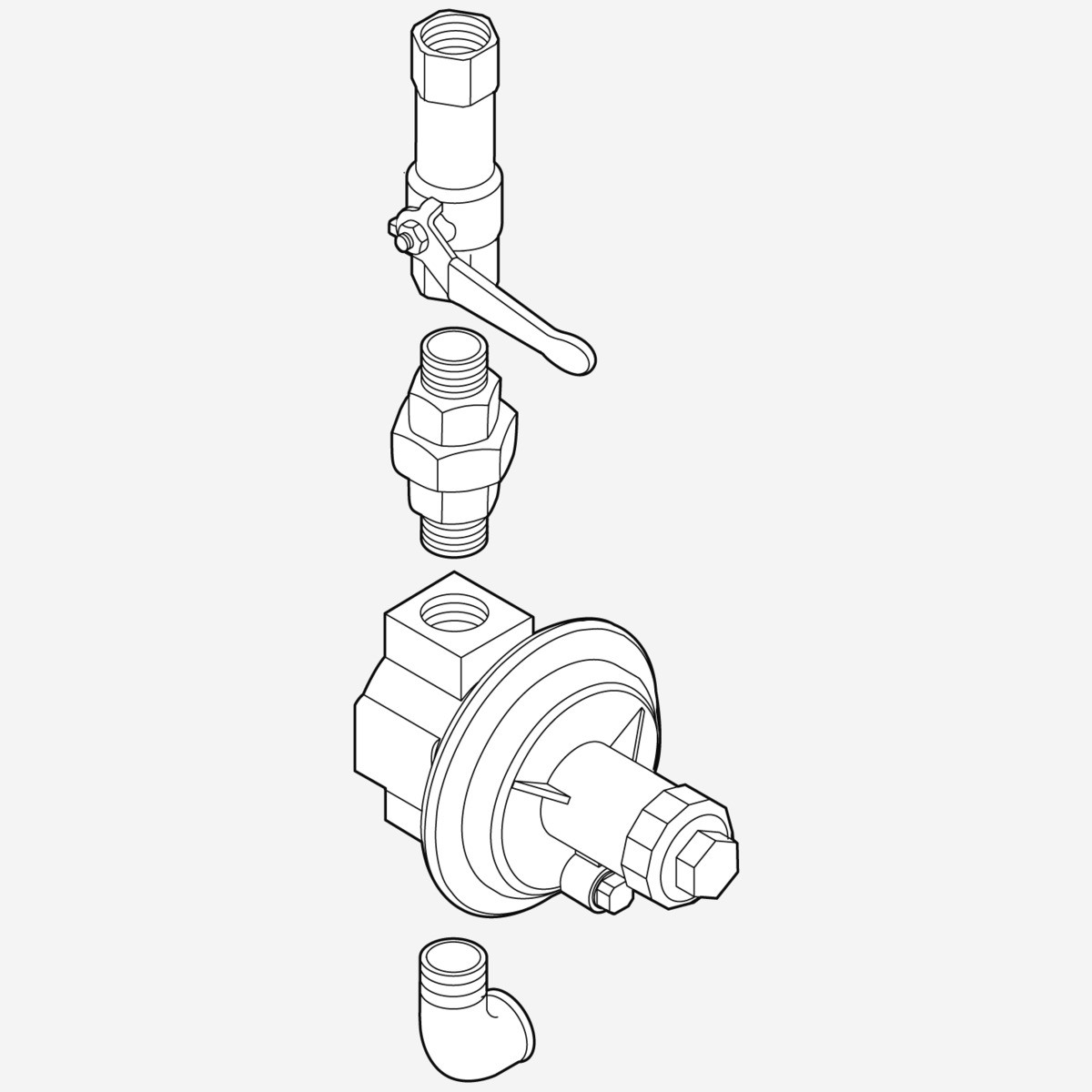 Druckregler-set Wtc-g 45 Bis 150 Und Kaskade Wtc-gb 120/150-b Für Erdgas - 48000007522 Von Weishaupt