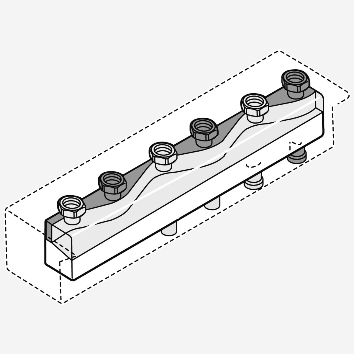 Verteiler Whi Distri-comp 25-3-3,5 1 Integr. Weiche,3 Heizkreise, Bis 3,5m³/h - 40900012372 Von Weishaupt