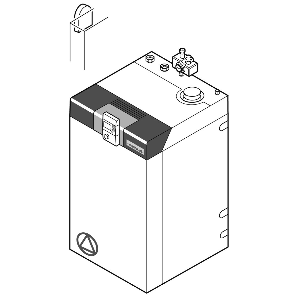 Weishaupt Paket Wtc-ob 45-a H/was Öl-brennwertkessel - 894617 Von Weishaupt