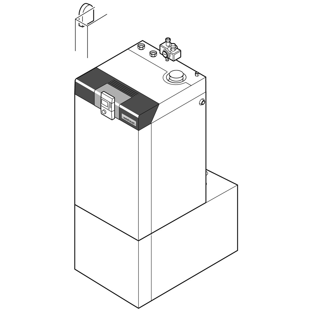 Weishaupt Paket Wtc-ob 18-b W-ksk-was155 Bloc-p, Öl-brennwertkessel - 894518 Von Weishaupt