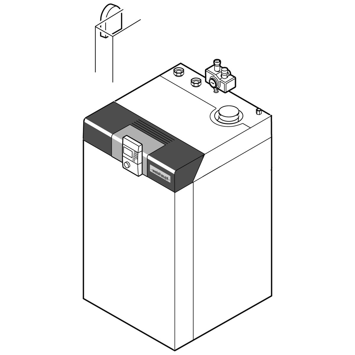 Weishaupt Paket Wtc-ob 25-b H-0 Öl-brennwertkessel - 894523 Von Weishaupt
