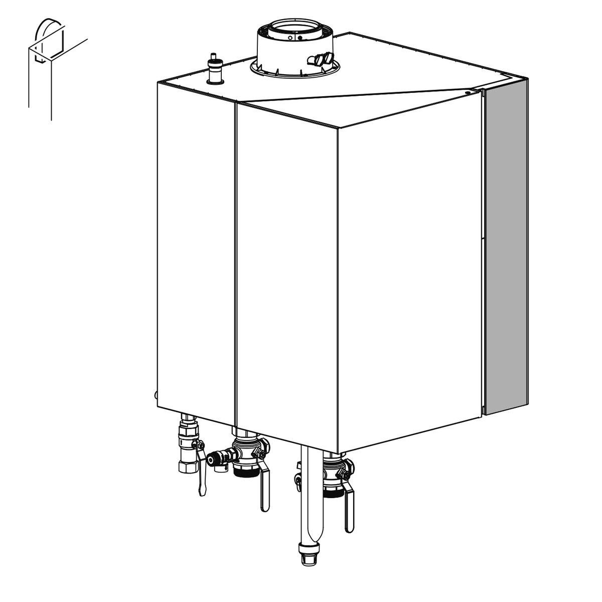 Weishaupt Paket Wtc-gw 45-b H Gas-brennwertgerät - 894120 Von Weishaupt