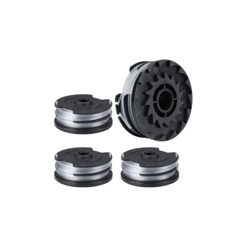 4 Ersatzspulen Für Lidl Parkside Rasentrimmer, Prta 20-li A1, B2, C3, Prt 550 A1, A3, Prt 300 A1 – 2 X 4 M, 1,6 Mm