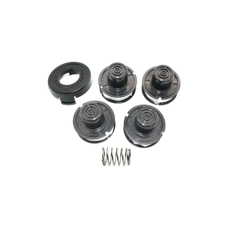 Black & Decker Trimmerfaden Und Spule – Kompatibel Mit Den Modellen Gl250, Gl310, Gl360 Und Glc500 – 4-teiliges Set – Rs-136
