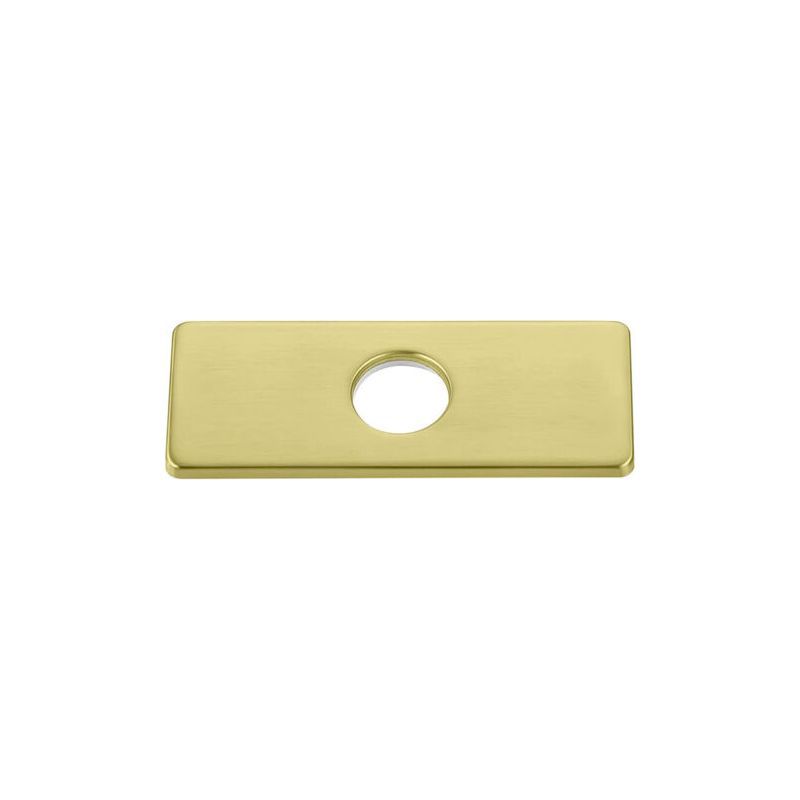 Stück Goldene Abdeckplatte Für Küchenspülen, Passend Für Badezimmerarmaturen Und Waschbecken, Gebürstete Nickel-armaturrosette