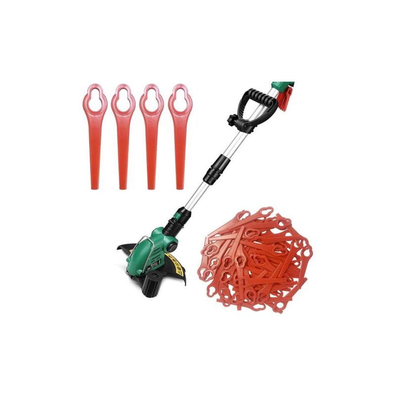 100 Ersatzmesser Aus Kunststoff, Rasenmähermesser, Kunststoffmesser