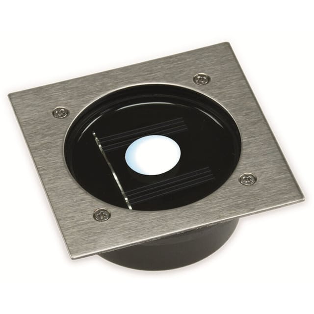 Solar LED-Bodenleuchte ctb-e, IP44, eckig, 100x100 mm - Chilitec