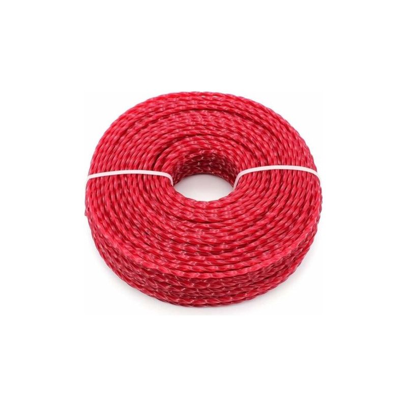 Universelle Trimmerschnur, 3,0 Mm Nylon-trimmerschnur, Robuste Nylon-freischneiderschnur Für Garten- Und Rasenmäher (gedreht, 3 Mm X 15 M), Von Debuns