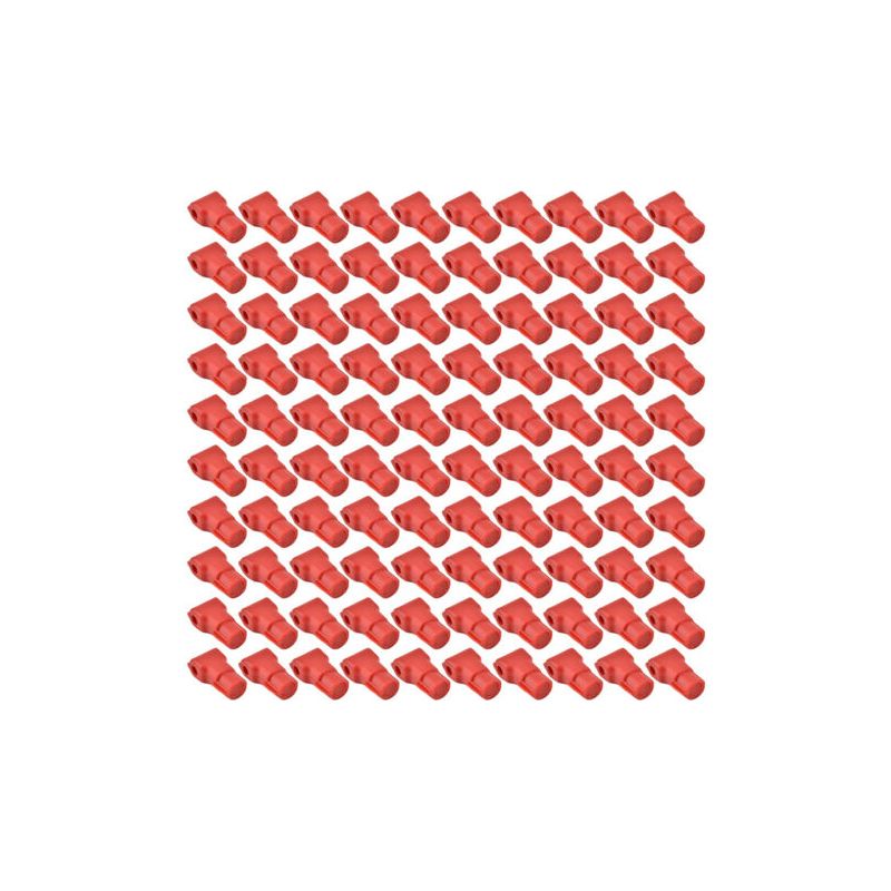 Diebstahlsicherer Handyhaken, 100 Stück, Schloss Für Einzelhandelswaren, Rot (7 Mm)