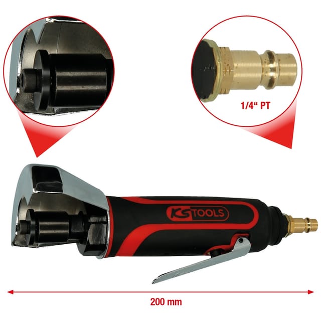 Ks Tools Druckluft-Trennschleifer, 23.000 U/min