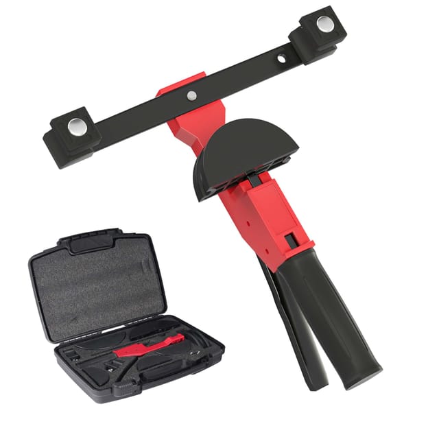 Wiltec Rohrbiegemaschine manuell, für Rohrdurchmesser 14-32 mm und Biegeradius bis 90°, Handbiegegerät für Alu-, Kupfer- und Kunststoffrohre,