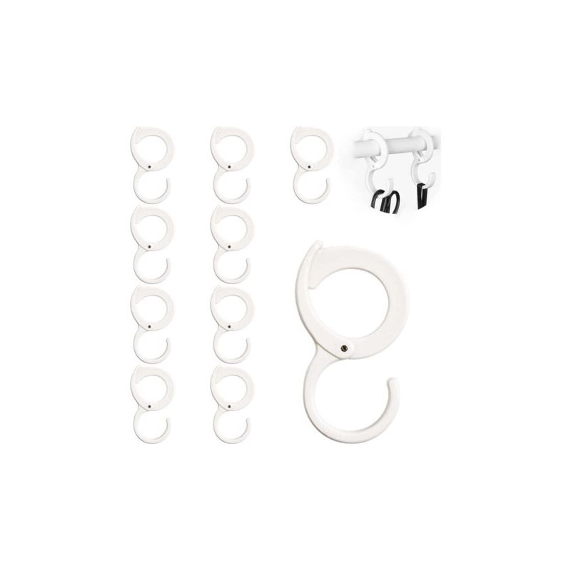 Set Mit 10 S-haken Für Tischkanten, Robuste Schrankhaken, Multifunktionale Und Verstellbare S-haken
