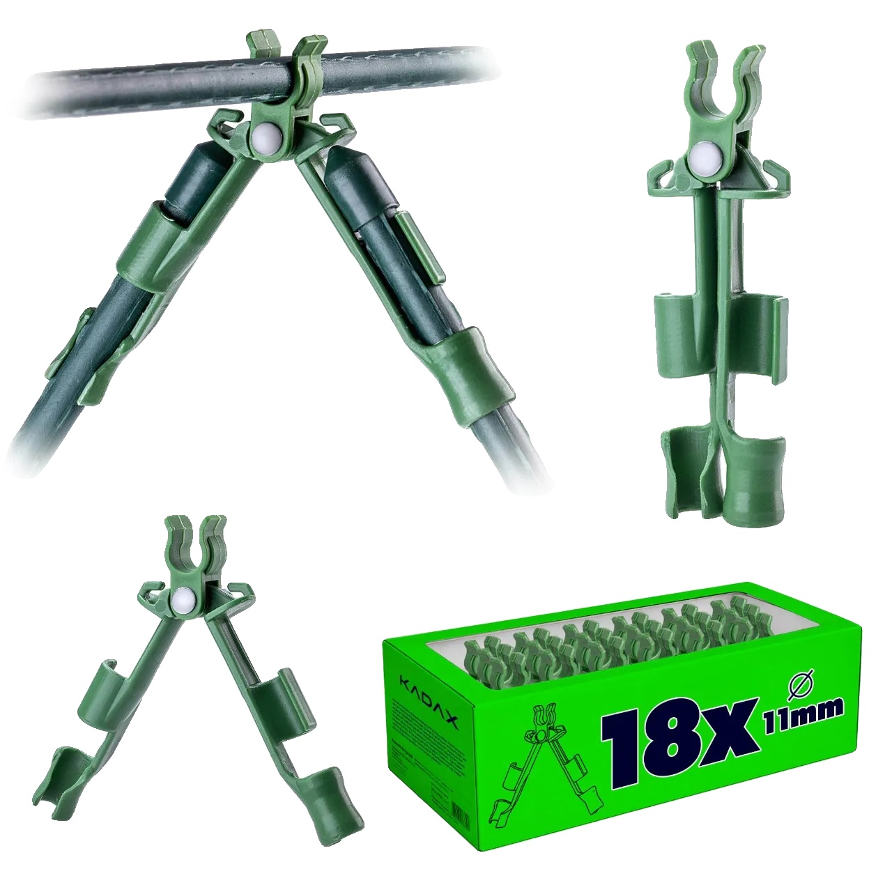 Gartenverbinder, Verstellbar Für Stabilität, Geeignet Zur Pflanzenstütze, Grün