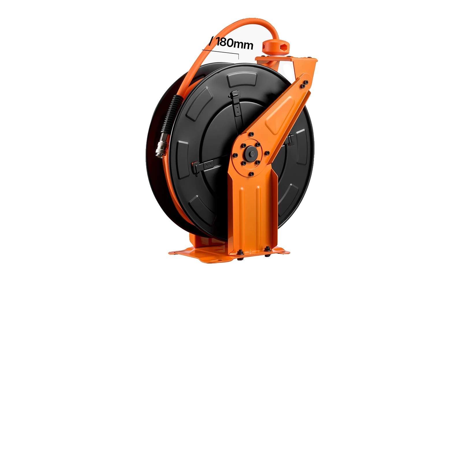 Einziehbare Druckluftschlauchtrommel, 300 Psi Kapazität, 15 M