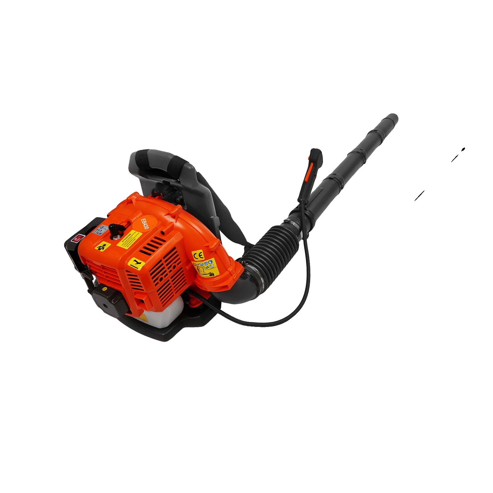 Benzinbetriebener Laubbläser, 1,25 Kw, 6800 U/min, 720 M³/h Luftdurchsatz, 42,7 Cm³ Motor, Rückentragbar
