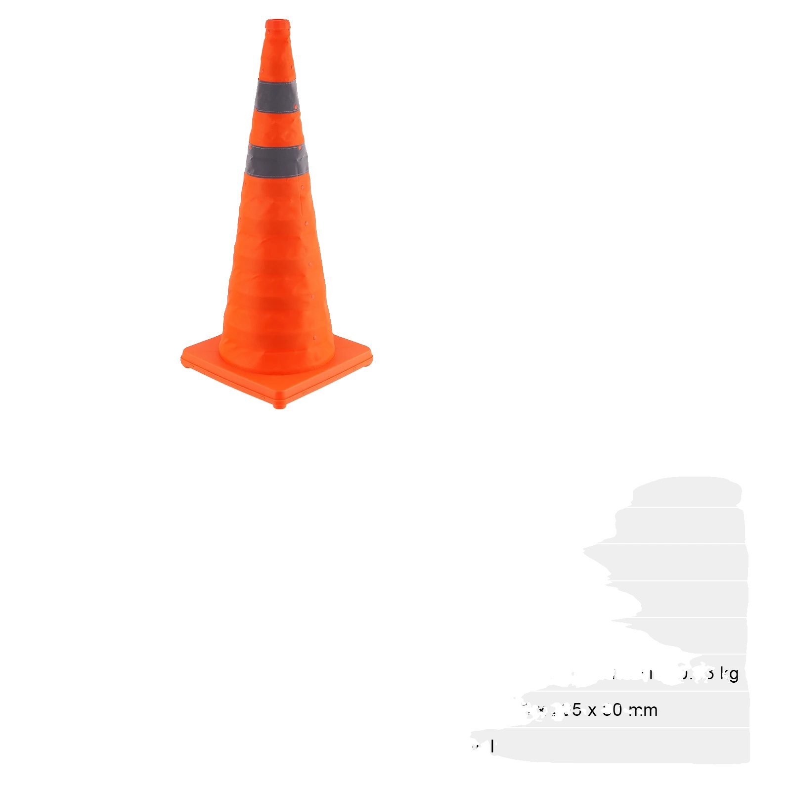 Verkehrskegel, Gut Sichtbar, Tragbar, 71 Cm (28 Zoll), 4 Stück