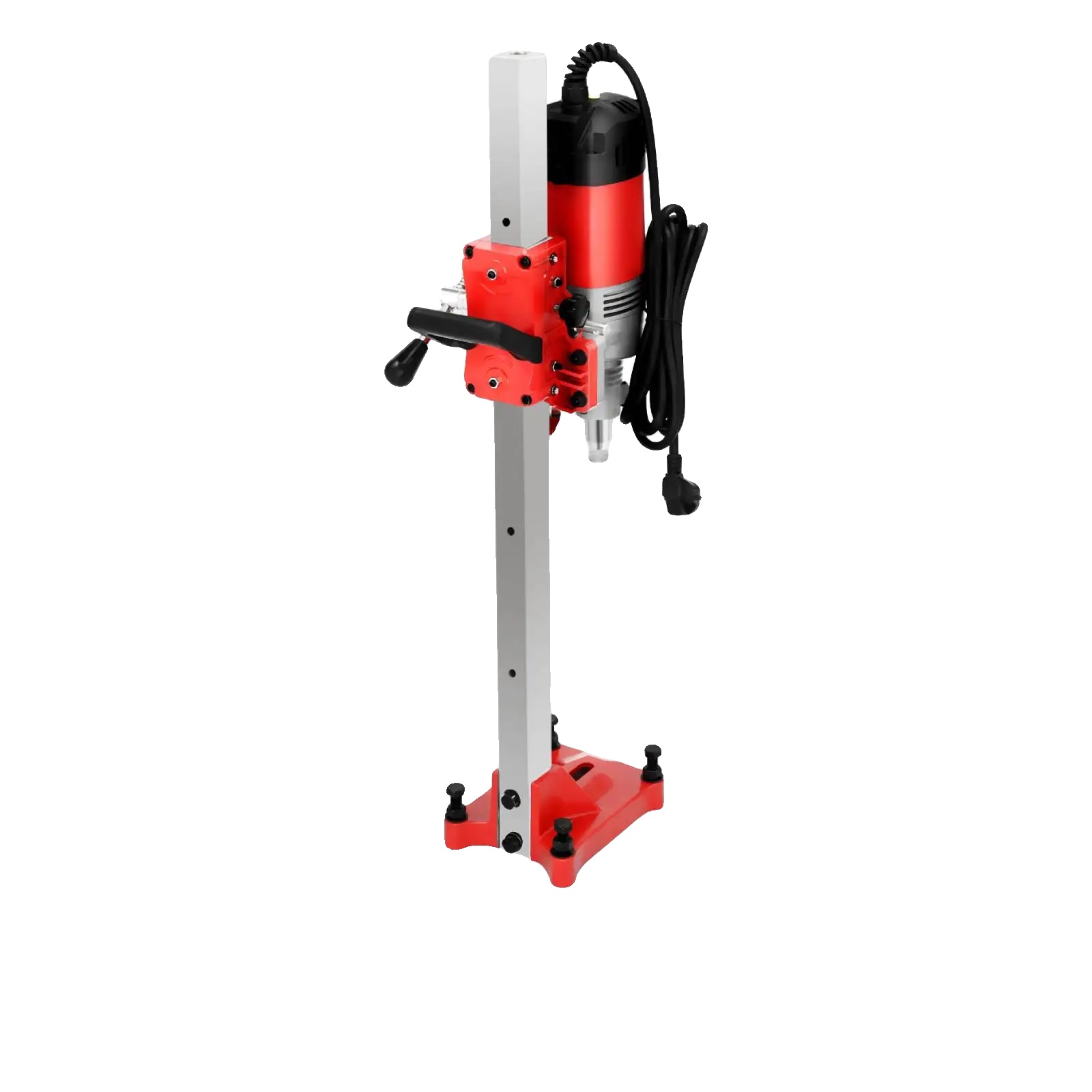 Kernbohrmaschine, 2300 W Leistung, Maximaler Bohrlochdurchmesser 165 Mm, Maximale Bohrtiefe 80 Cm, Drehzahl 740 U/min, Hubhöhe 60 Cm