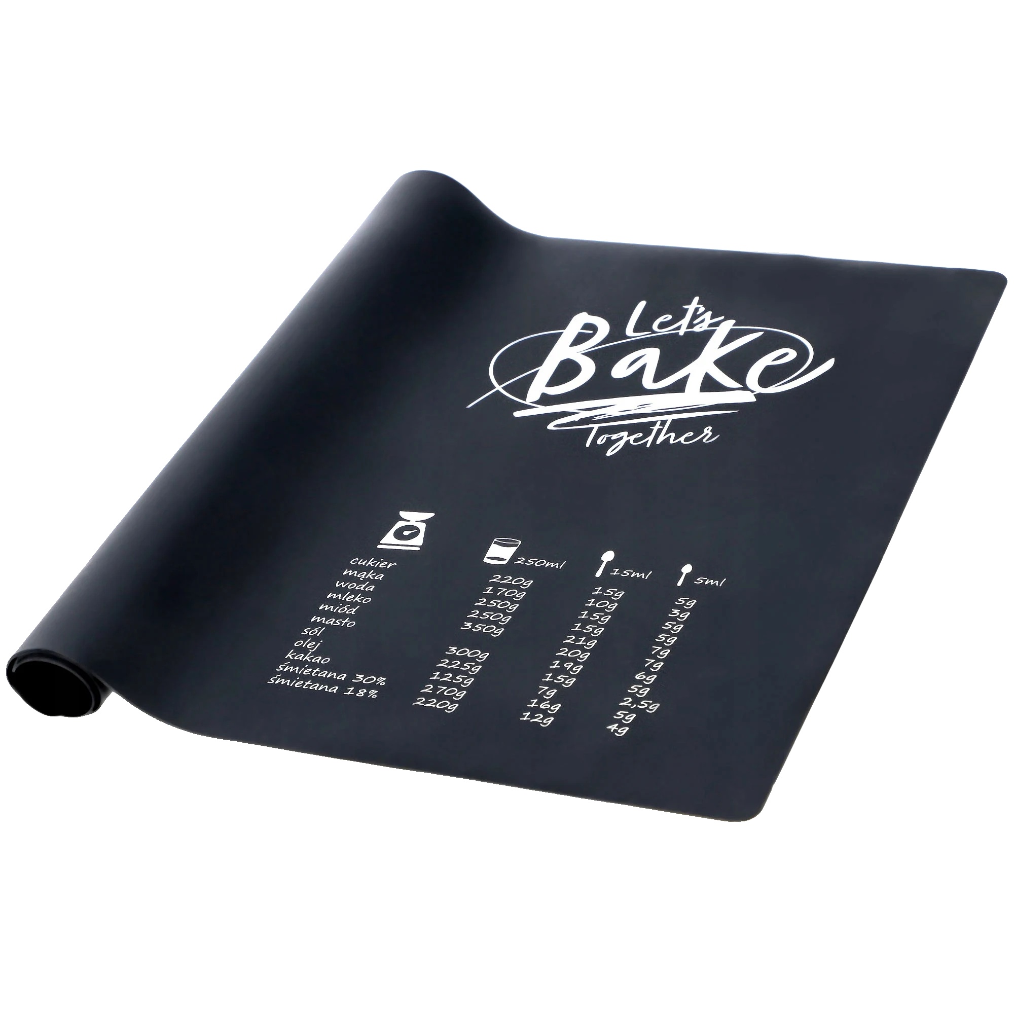 Küchenmatte Aus Silikon, Maße 60 X 40 Cm, Antihaftbeschichtet, Geeignet Zum Kneten Und Backen, Ce/eu-zertifiziert