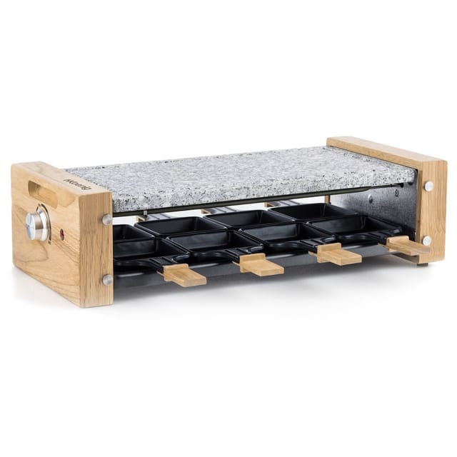 Raclette-Grill 1200 W für 8 Personen + Grillstein - WOD8 - h.koenig