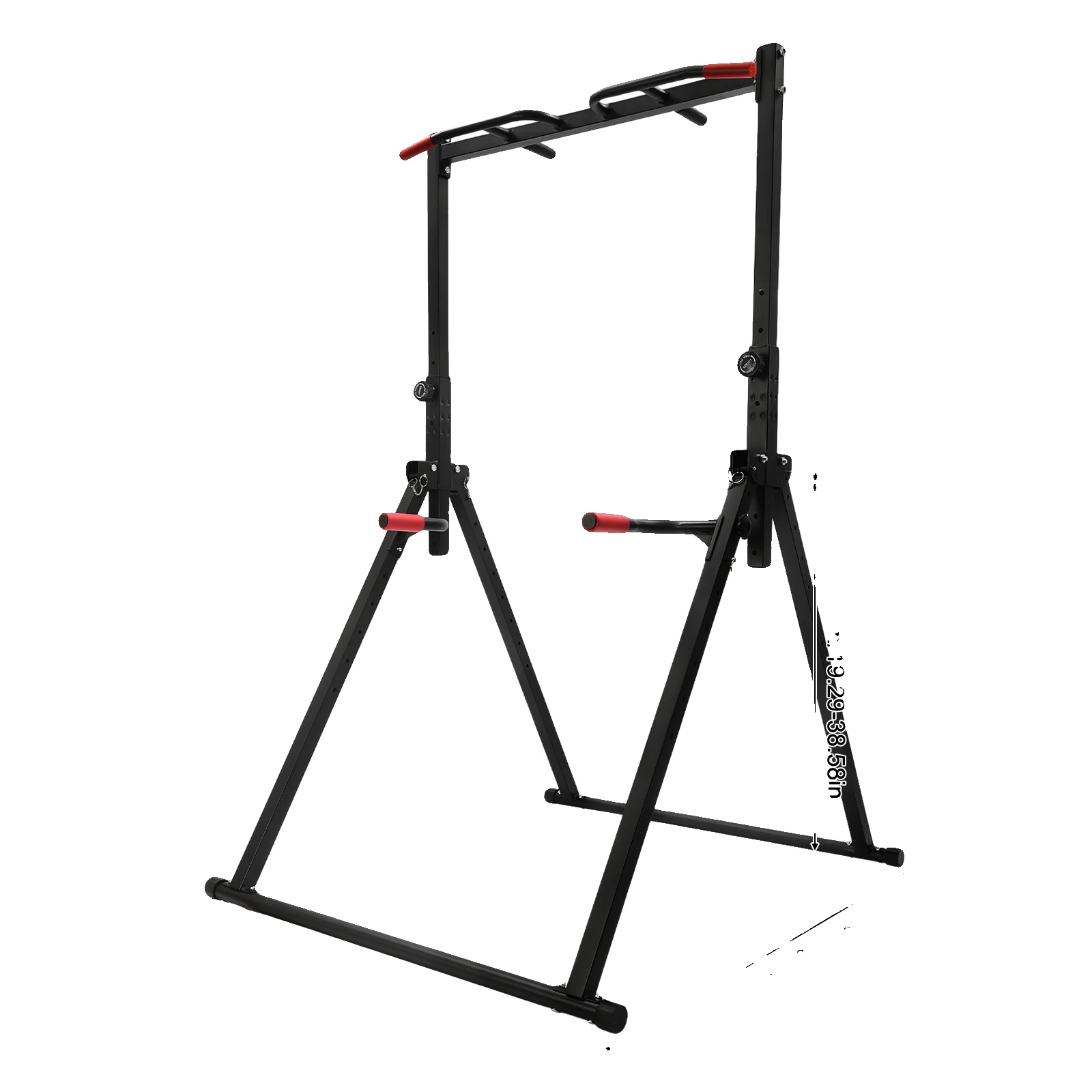 Klimmzugstange, Höhenverstellbar, Multifunktionales Krafttraining, Schwarz