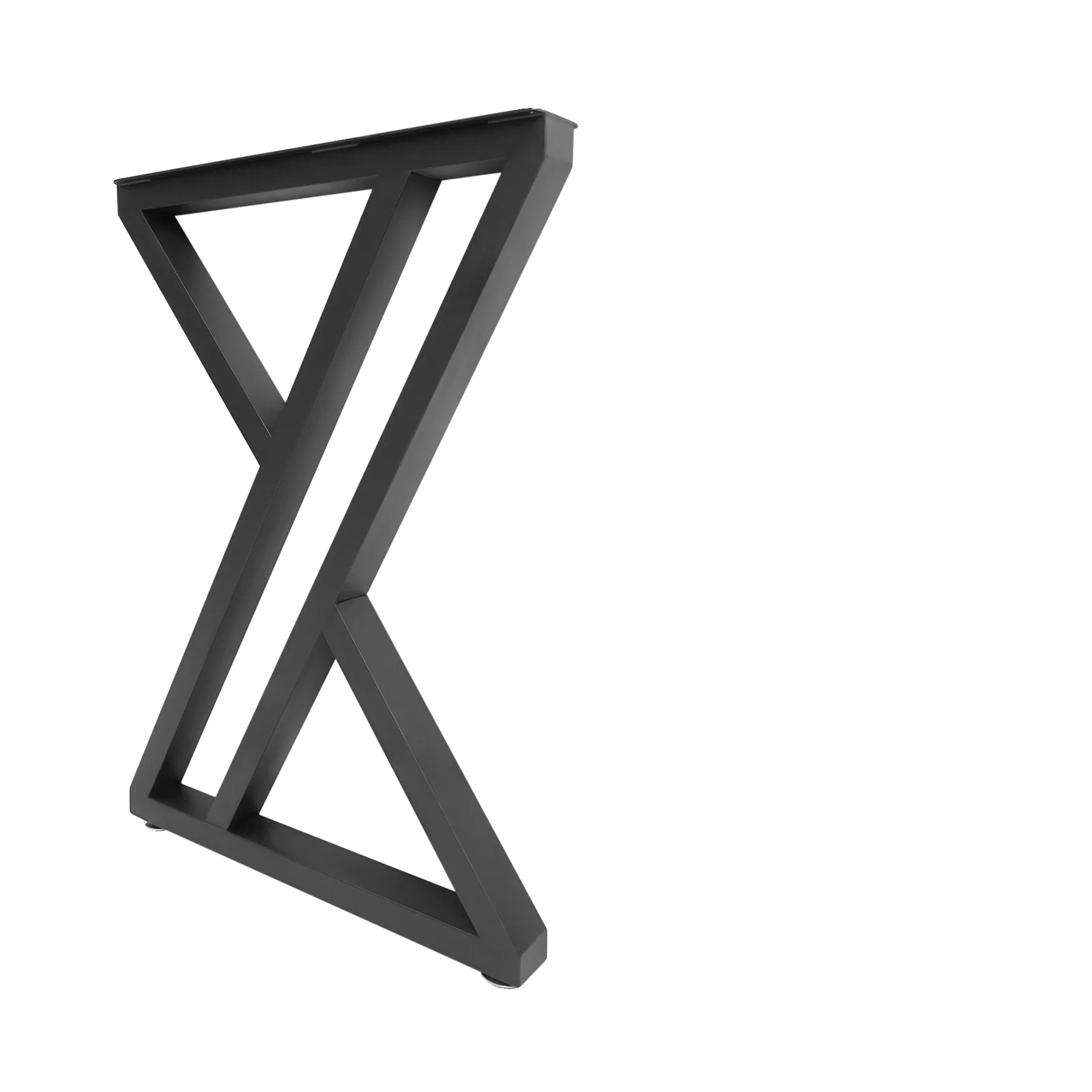 Möbelfüße, X-förmiges Design, Stabile Stütze, Schwarz