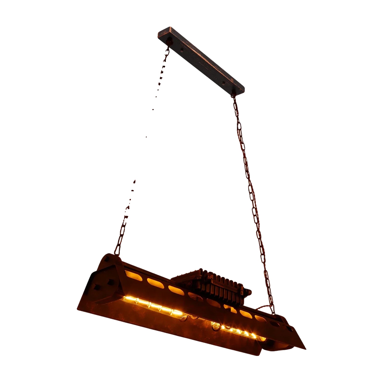 Pendelleuchte, Retro-industriedesign, Höhenverstellbar, Schwarz, 31–40 W
