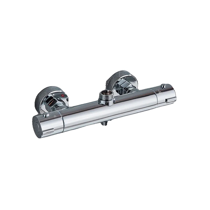 Thermostat-duschmischer, Zweigriff, Klassisches Design, Chromventil