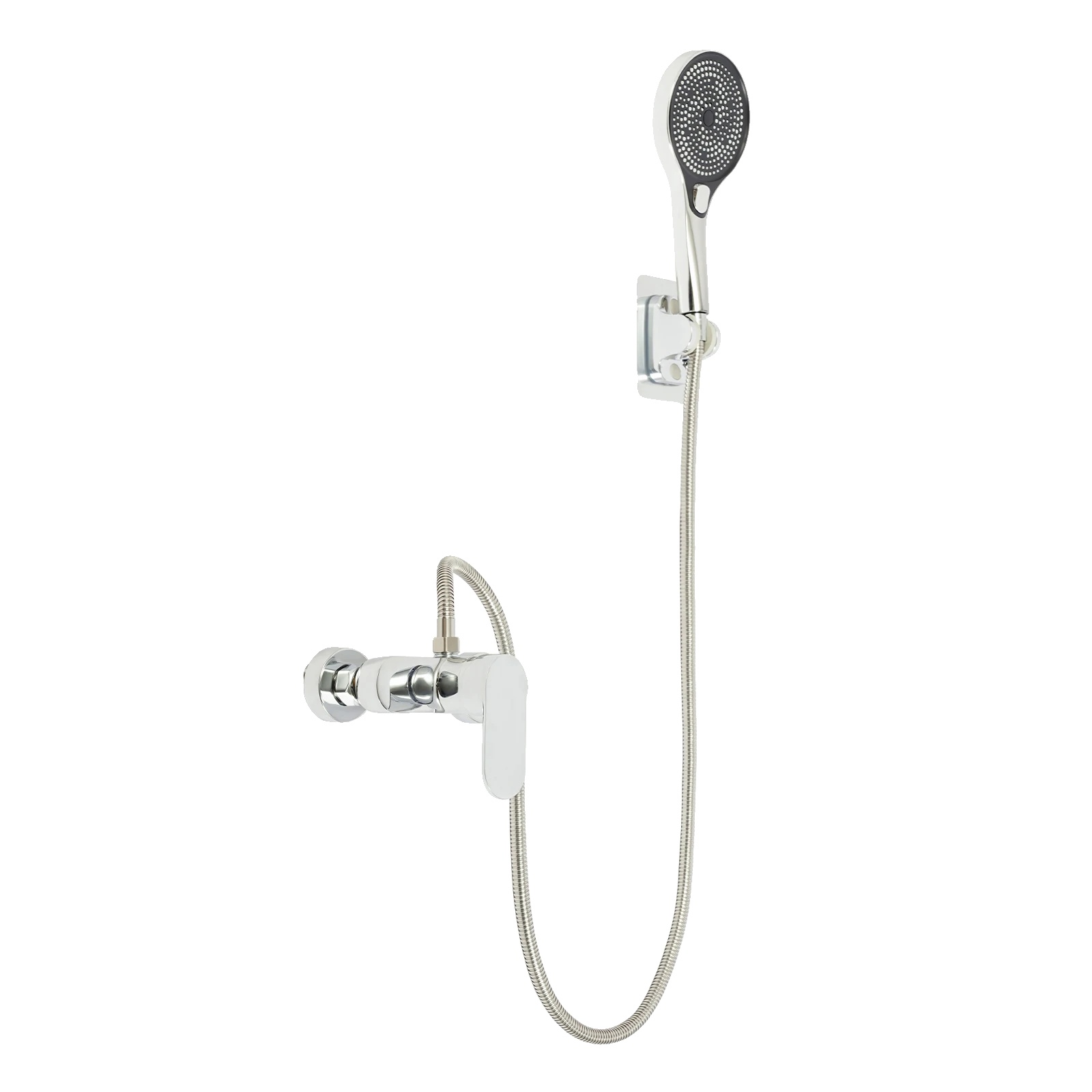 Duscharmatur, Modernes Design, Einfache Installation, Silber
