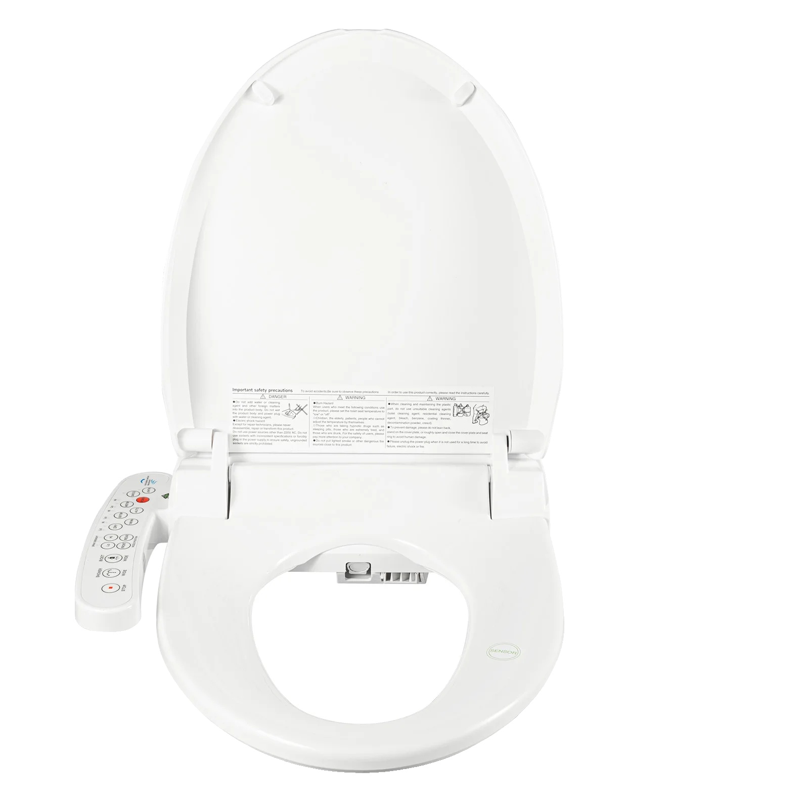 Wc-sitz Mit Bidetfunktion, Beheiztem Sitz, Zwei Düsen, 220 V, Eu-stecker