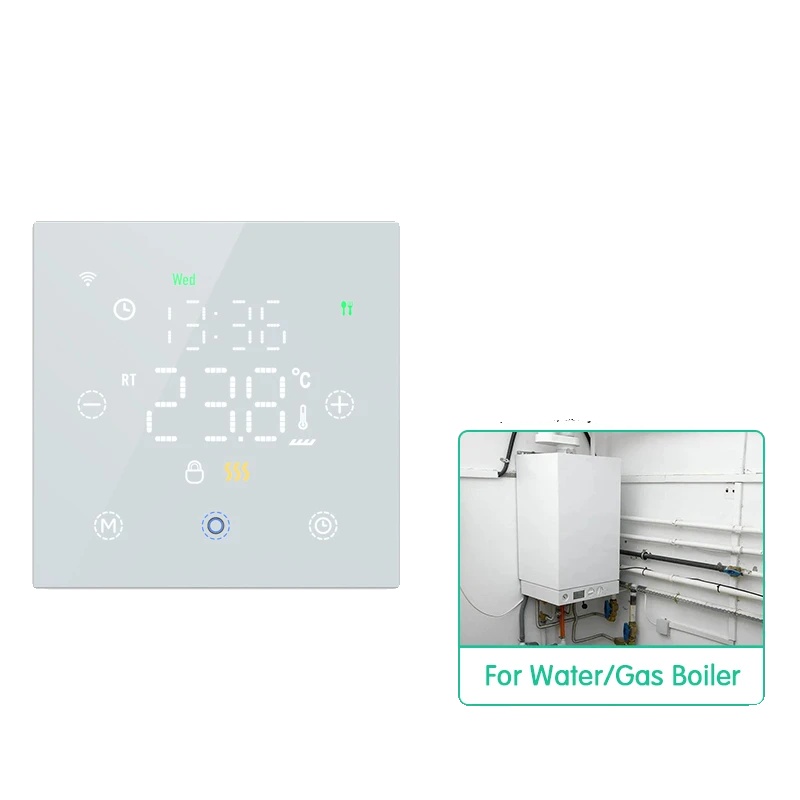 Fußbodenheizungsthermostat, Kompatibel Mit Sprachsteuerung, Ferntemperaturregelung, Kesselheizung