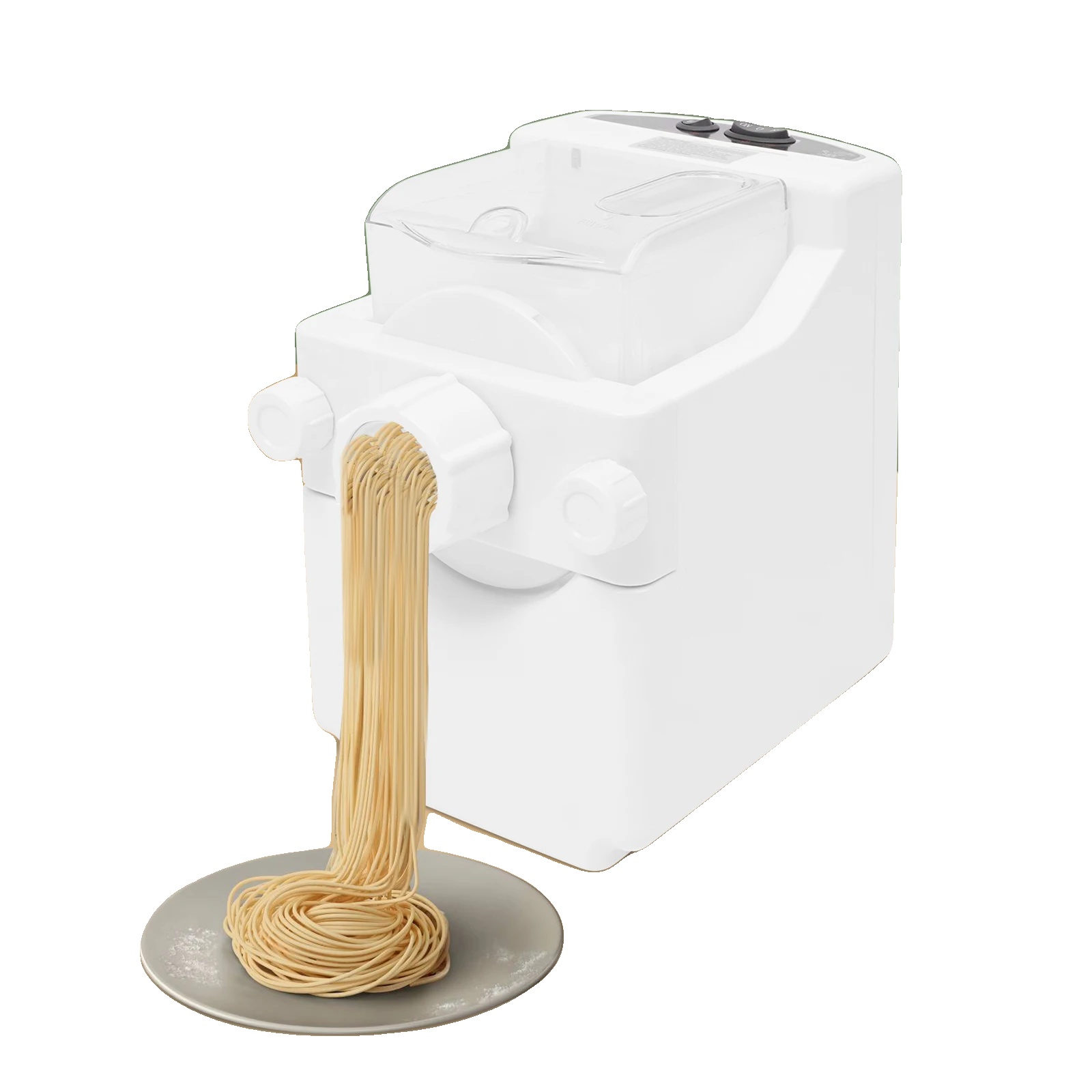 Nudelmaschine, Automatischer Betrieb, 9 Austauschbare Matrizen, Weiss
