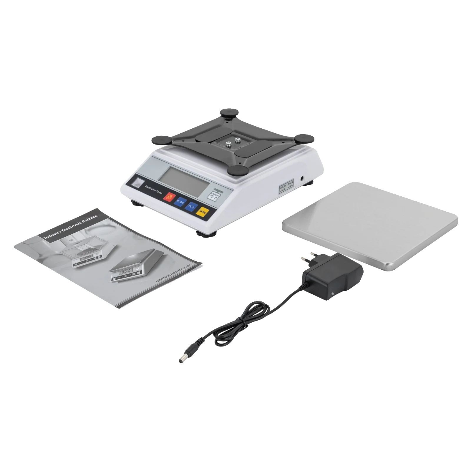 Elektronische Waage, Präzises Lcd-display, Für Küche Und Labor, Weiss